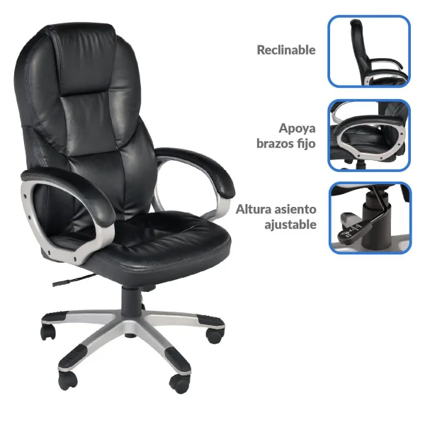 JUST HOME COLLECTION | Silla de Oficina Gerencial - Imagen 2