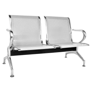VENSO | Silla de Oficina fija doble Plata