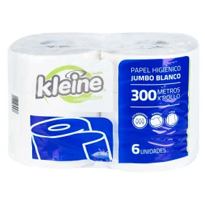 KLEINE WOLKE | Papel Higiénico Jumbo Kleine X6 Rollos 300M
