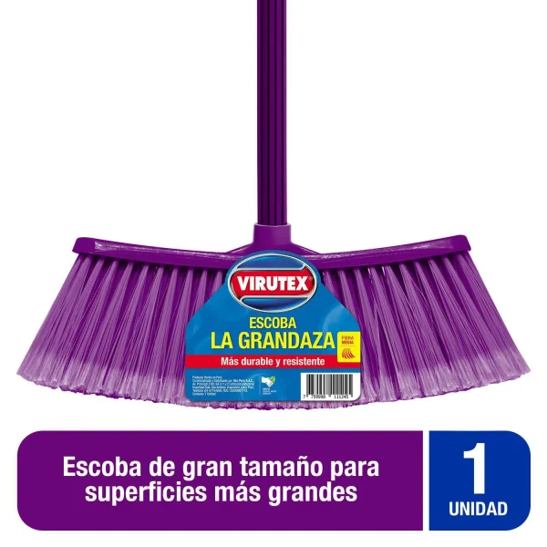 VIRUTEX | Escoba De Plástico Granzada Virutex - Imagen 2